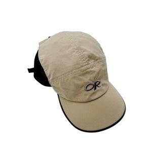 Outdoor Research Swift Cap Hat Khaki Black Lightweight Breathable Hiking Running